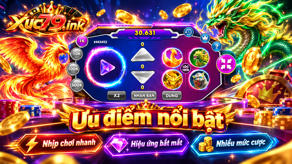 Các nút X2, Nhân Bản và Dừng nằm ngay dưới bảng Thiên địa Xuc79