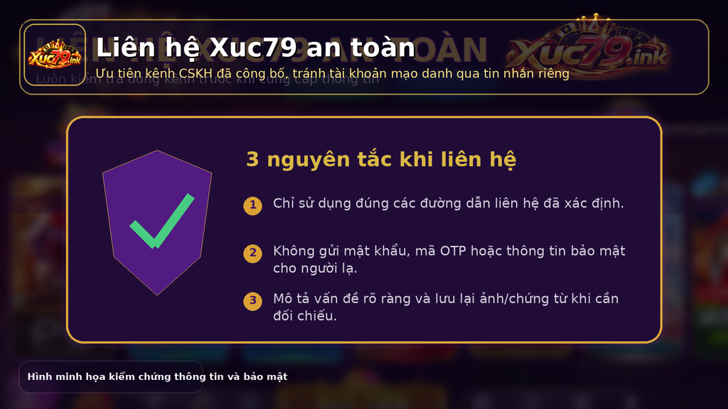 Cách nhận diện kênh Xuc79 giả mạo