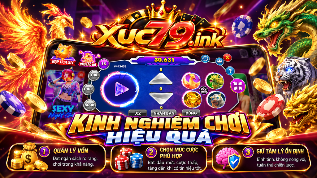 Nguyên tắc quản lý ngân sách và thời gian khi trải nghiệm Thiên địa Xuc79